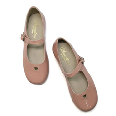 Sonatina Tracey Pink Patent Heart Cutout Mary Jane - GIRLS