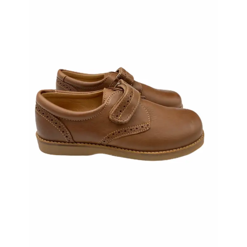 Tny tan velcro strap oxford 14119 - boys