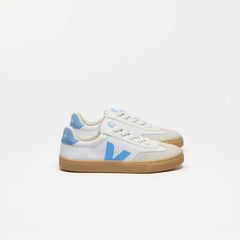 Veja Aqua Canvas Faux Lace Slip On Sneaker V10L - BOYS