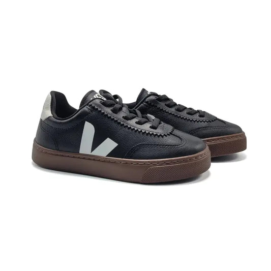Veja Black Bark Lace Slip On Sneaker V10L
