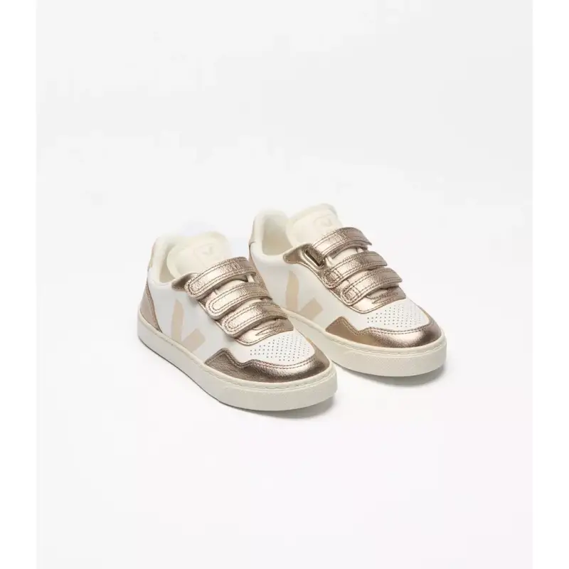 Veja sable bronze triple velcro sneaker v103 velcro sneaker