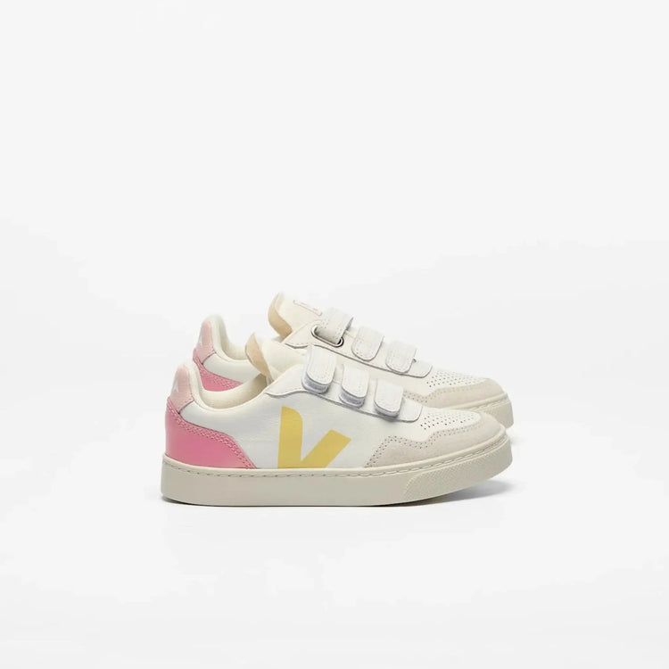 Veja White Aurora Glimmer Triple Velcro Sneaker V103