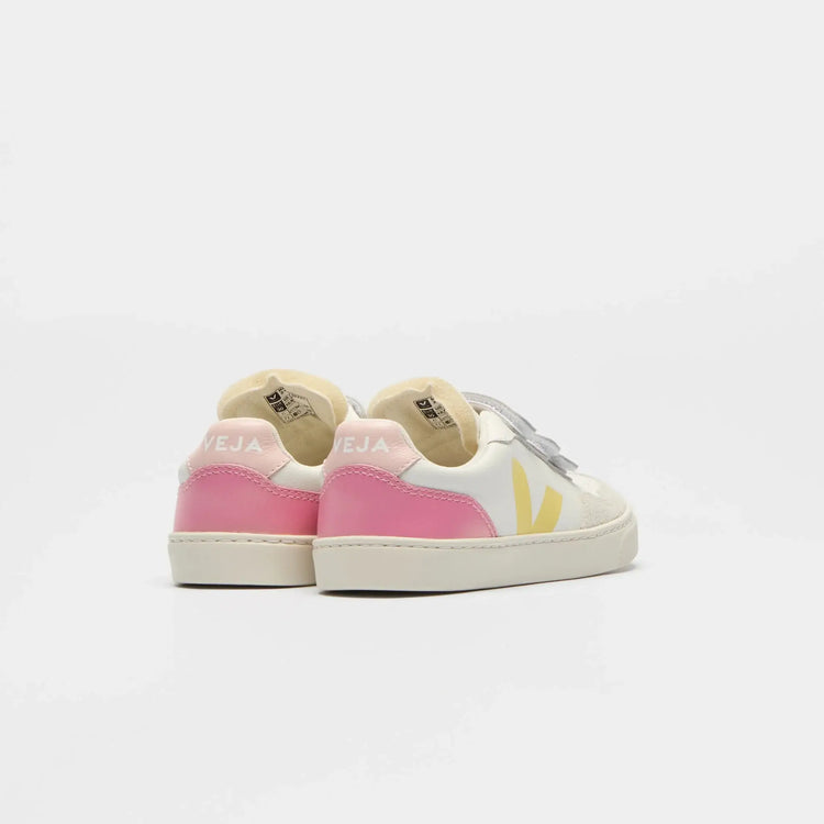 Veja White Aurora Glimmer Triple Velcro Sneaker V103