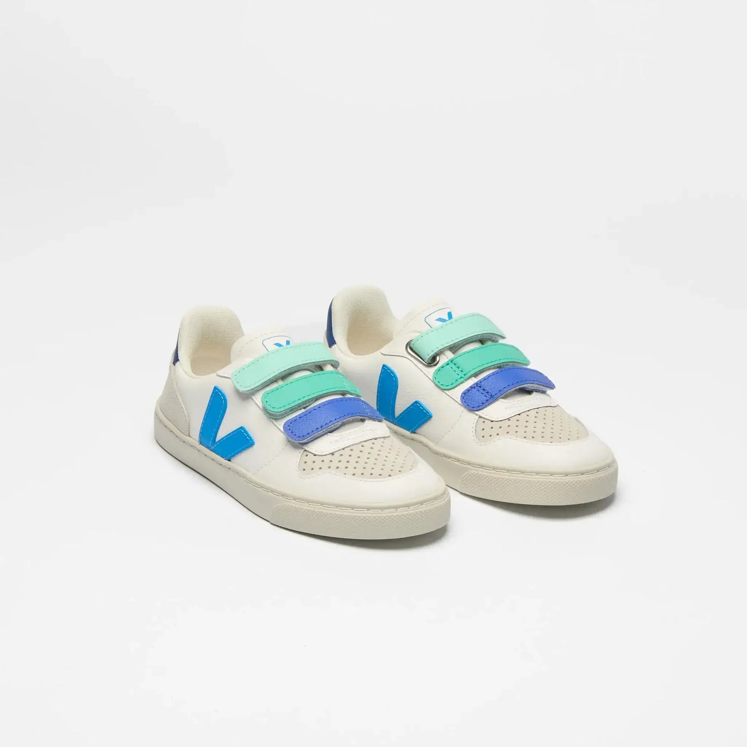 Veja white triple velcro kid shoe store fast shipping