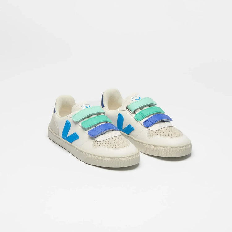 Veja white triple velcro kid shoe store fast shipping
