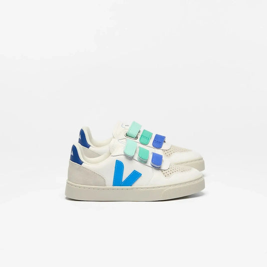 Veja white triple velcro kid shoe store fast shipping