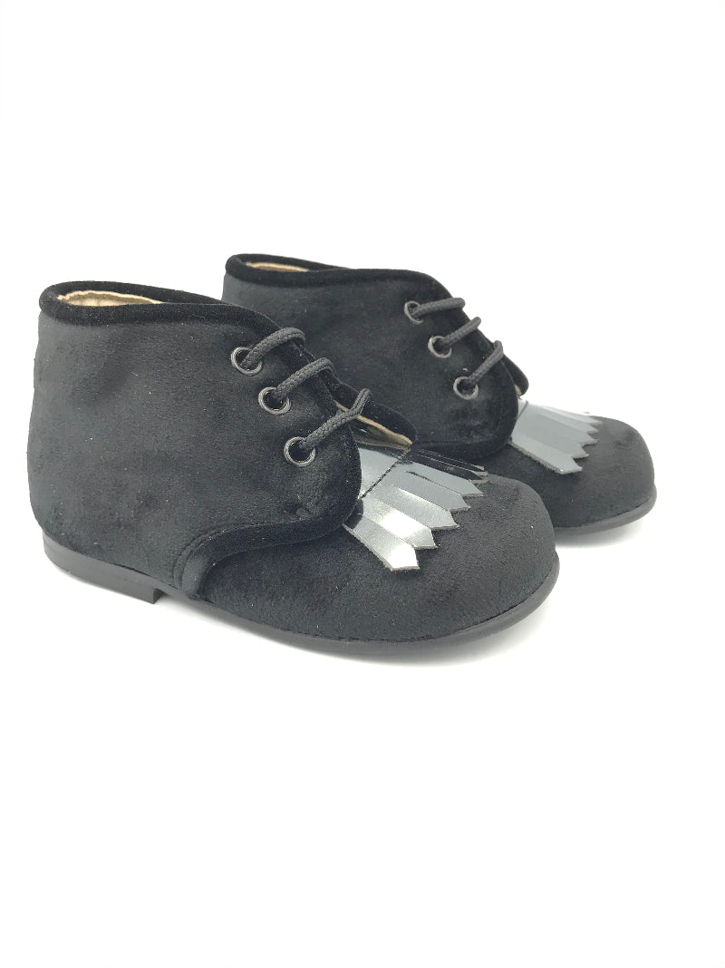 zubii-black-velvet-high-top-metallic-fringe-bootie-first-walker