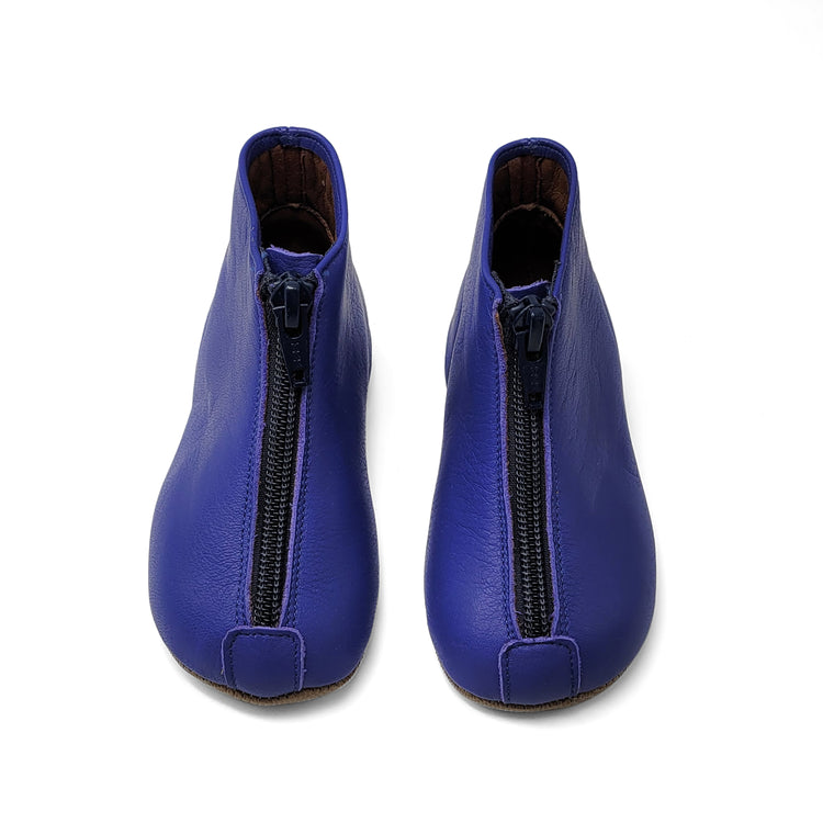Pepe Space Blue Front Zipper Soft Sole Bootie 225