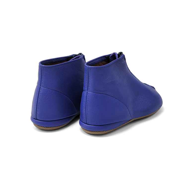 Pepe Space Blue Front Zipper Soft Sole Bootie 225