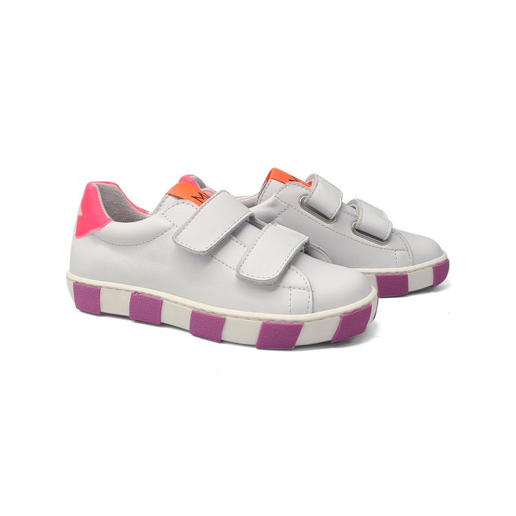 MAA White Kiss Purple Sole Sneaker C443
