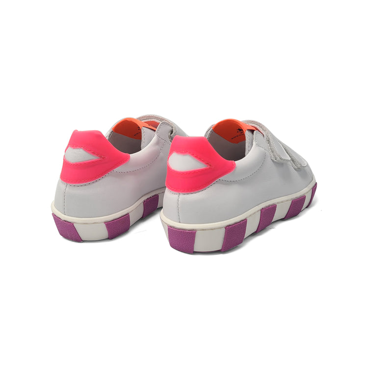 MAA White Kiss Purple Sole Sneaker C443