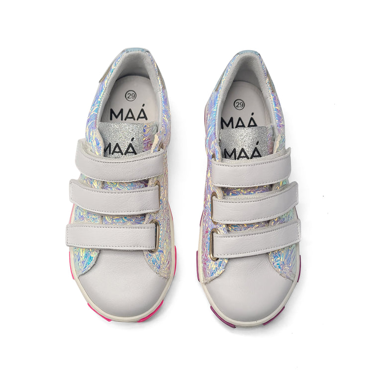 MAA Rainbow Foil Velcro Sneaker C341