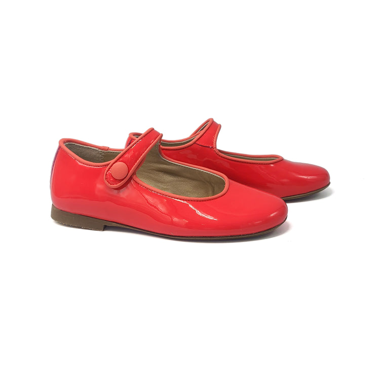 Brunellis Strawberry Neon Patent Leather Mary Jane S-21