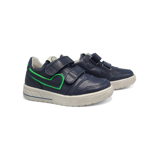 Froddo Navy Green Velcro Sneaker G3130207