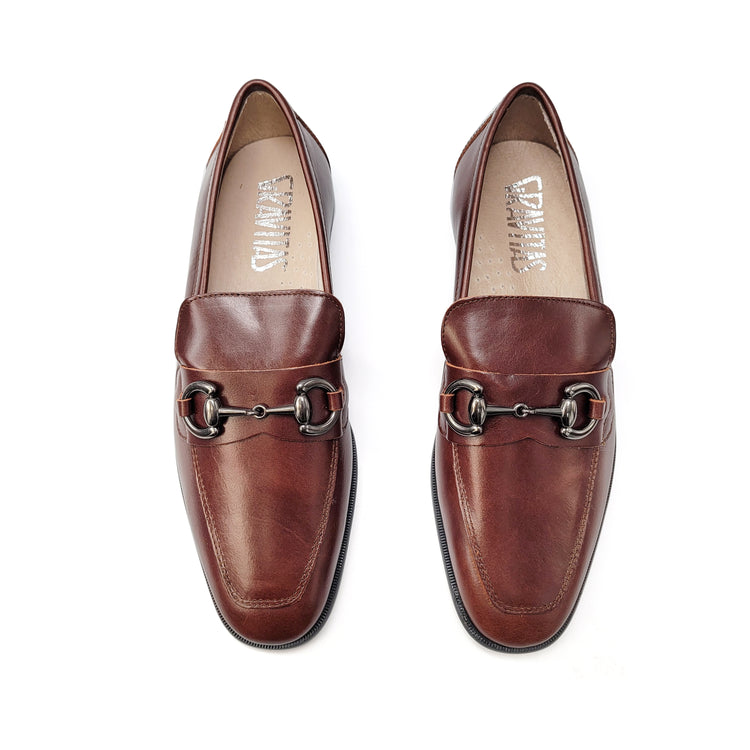 Gravitas Brown Chain Loafer 3410