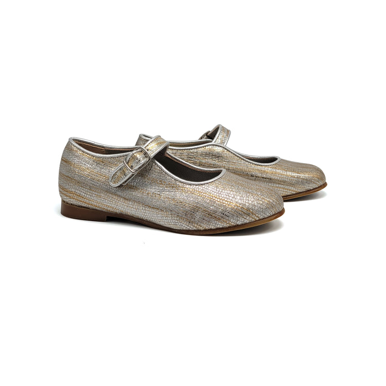 LMDI Flavia Silver Bronze Mary Jane – Laced Shoe Inc