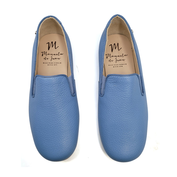 Manuela De Juan Ocean Blue Smoking Shoe S2488