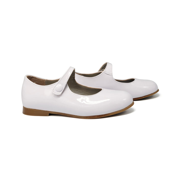 Geppettos White Patent Mary Jane GP0576