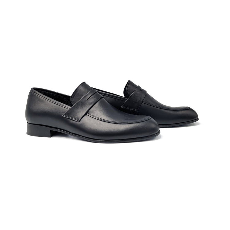 Andanines Black Smooth Penny Loafer 171680