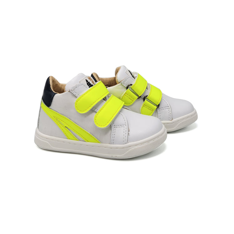 Acebos White Neon Yellow Sneakers 1301FL