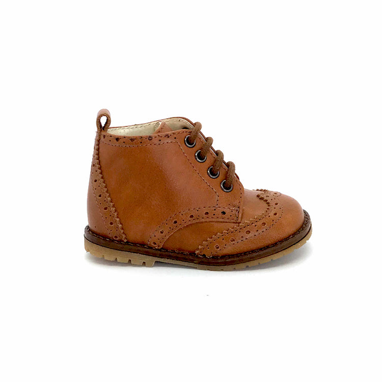 The Eugens Alexis Luggage Wingtip Lace up Bootie