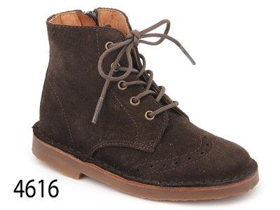 Confetti Brown Suede High Top Bootie 4616