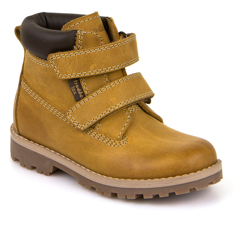 Froddo Yellow Mustard Velcro Waterproof Boot G3110137