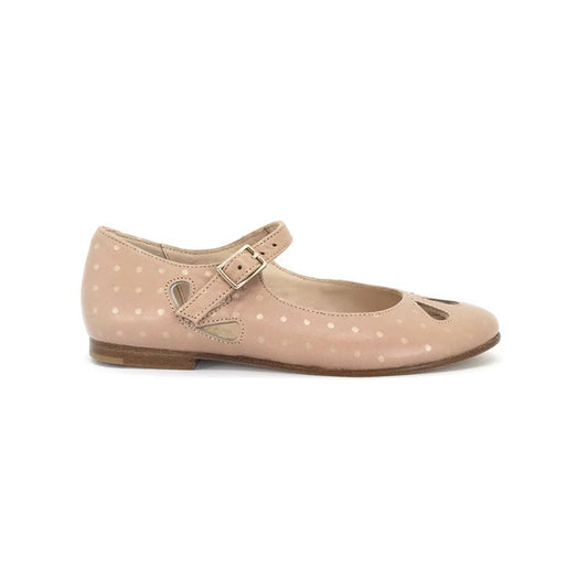The Eugens Rose Dots Cut Out Alexa Mary Janes 1468