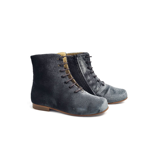 LMDI-Grey-Velvet-Lace-Up-Bootie-GIRLS