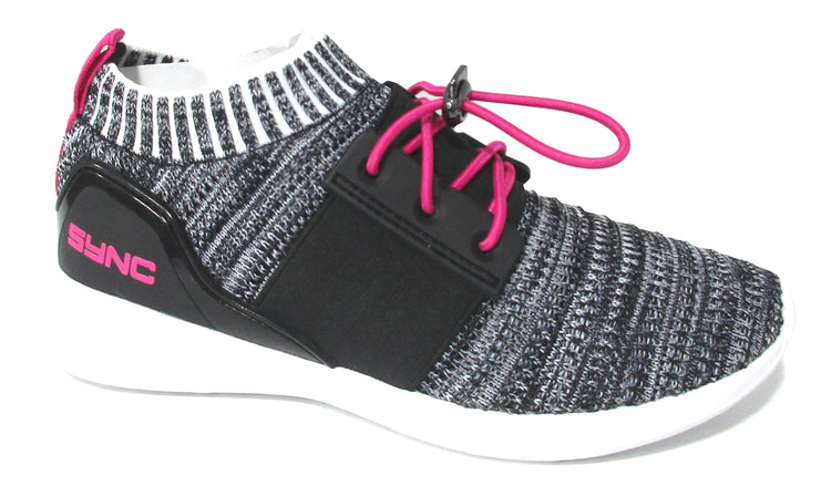 Sync Black Pink Sock Sneaker