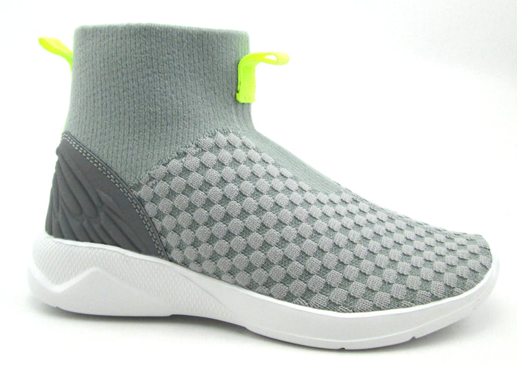 Sync Grey Sock High Top Sneaker