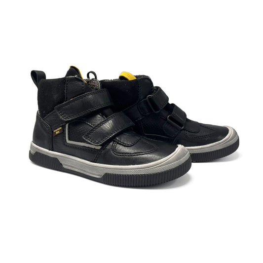 Froddo Black & Yellow Water Resistant Velcro Hi Top Sneaker G3110210