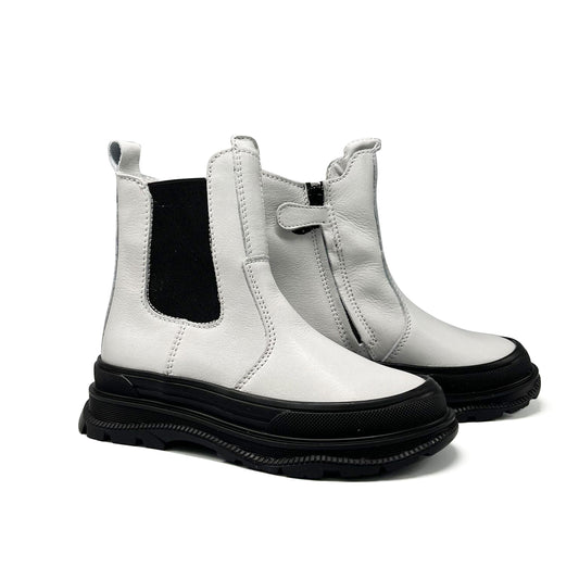 Froddo White Lug Sole Bootie G3160183