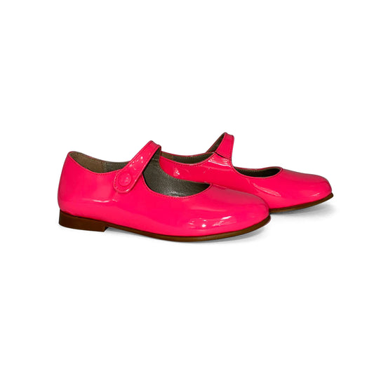 Geppettos Neon Pink Patent Mary Jane GP0576