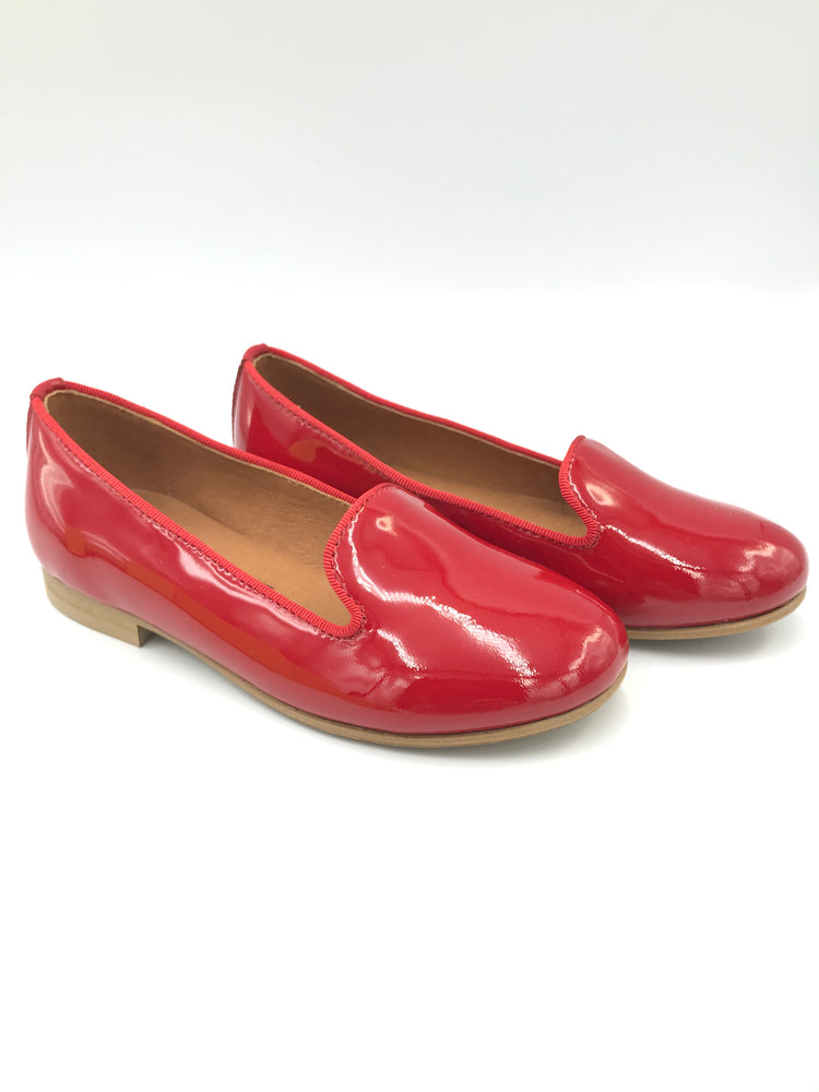 Atlanta Mocassin Patent Leather Red Slip On WV00