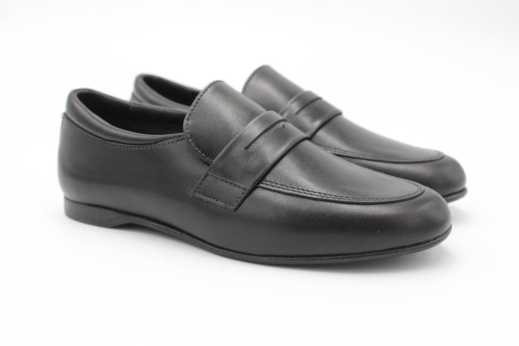 Andanines Black Penny Loafer Dress Shoe 202751