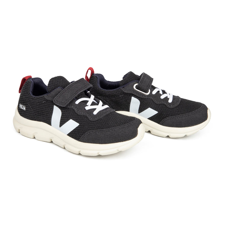 Veja Black Mesh Velcro Running Sneaker 1187