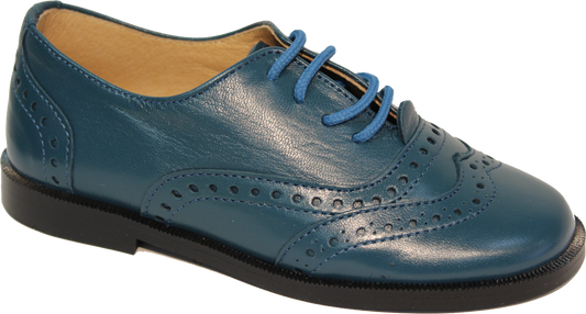 Hoo Dark Turquoise Laced Oxford  2184
