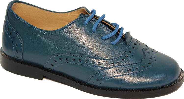 Hoo Dark Turquoise Laced Oxford  2184