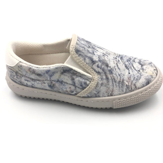 Vulladi Blue White Slip On Sneaker 8312625