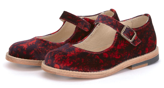 Young Soles June Print Buckle Mary Jane
