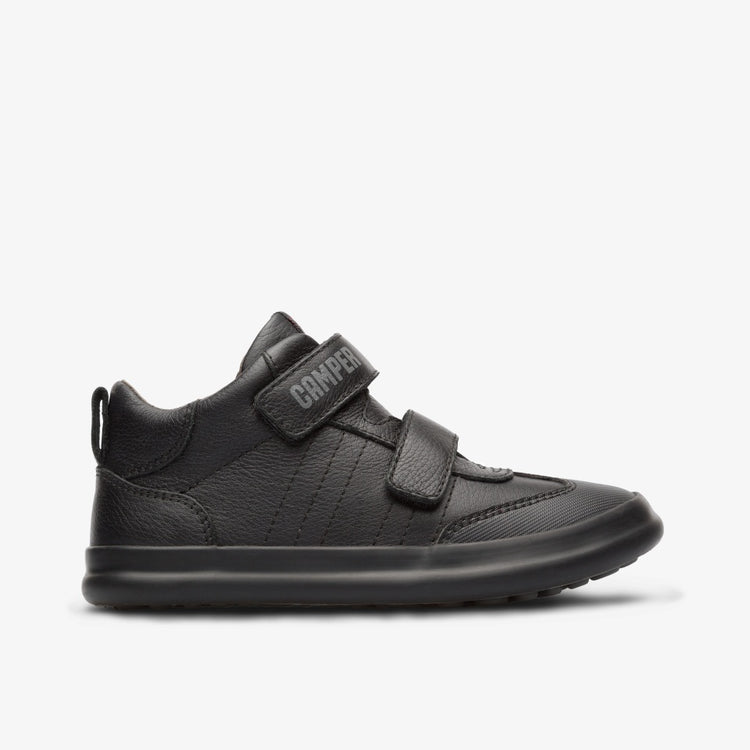 Camper Black Double Velcro Leather Sneaker K900197