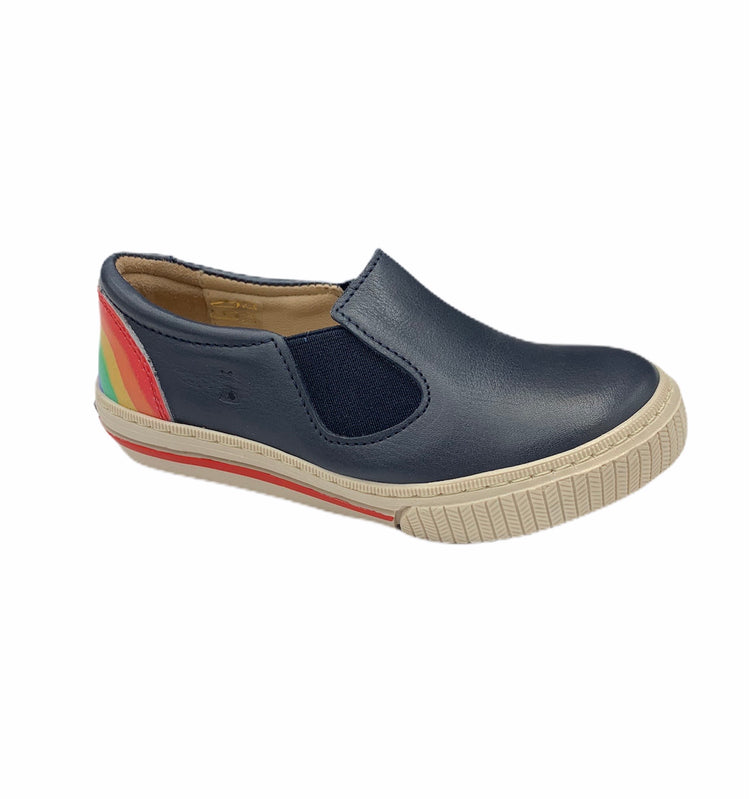 Lindo Navy Rainbow Slip On Sneaker 5913
