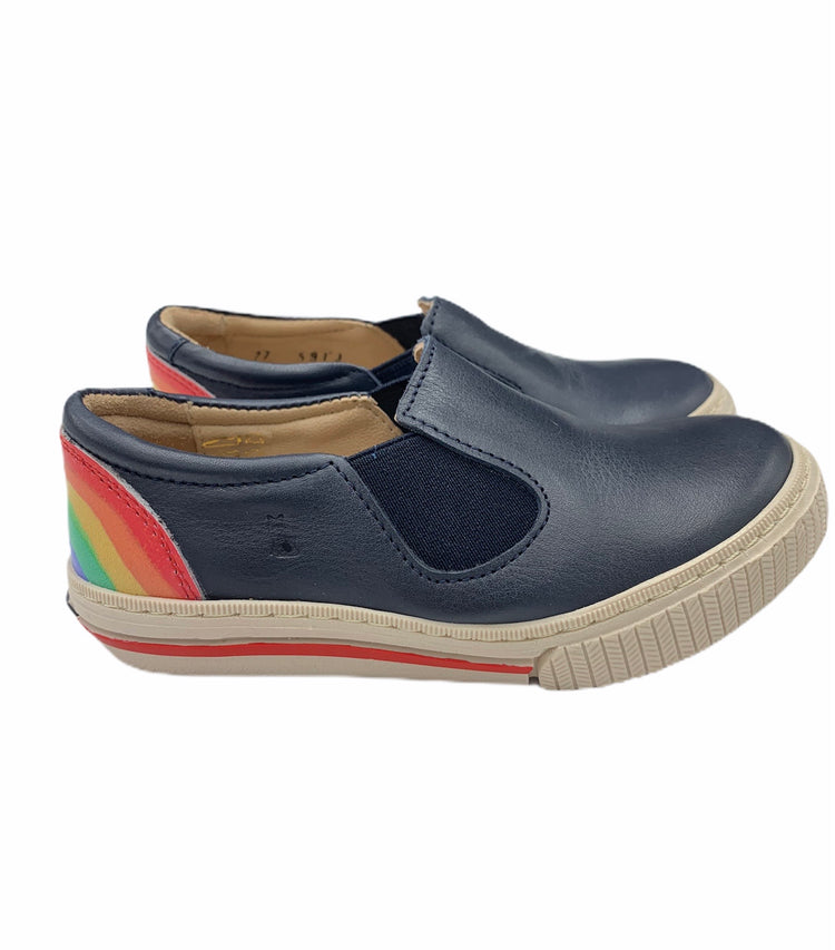 Lindo Navy Rainbow Slip On Sneaker 5913