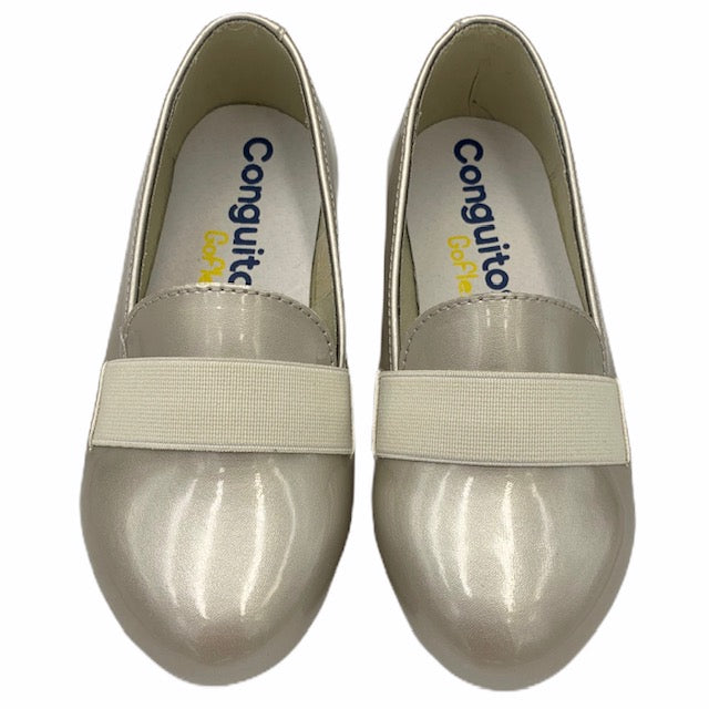 Conguitos Pearl White Slip On Loafer 24094