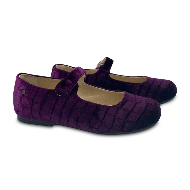 Manuela-De-Juan-Plum-Crocodile-Velvet-Mary-Jane-GIRLS