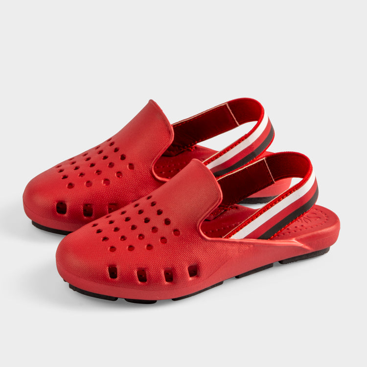 Slingers Red Colorblock Slingback Water Shoe