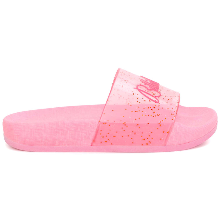 Billie Blush Pink Glitter Slide 19344