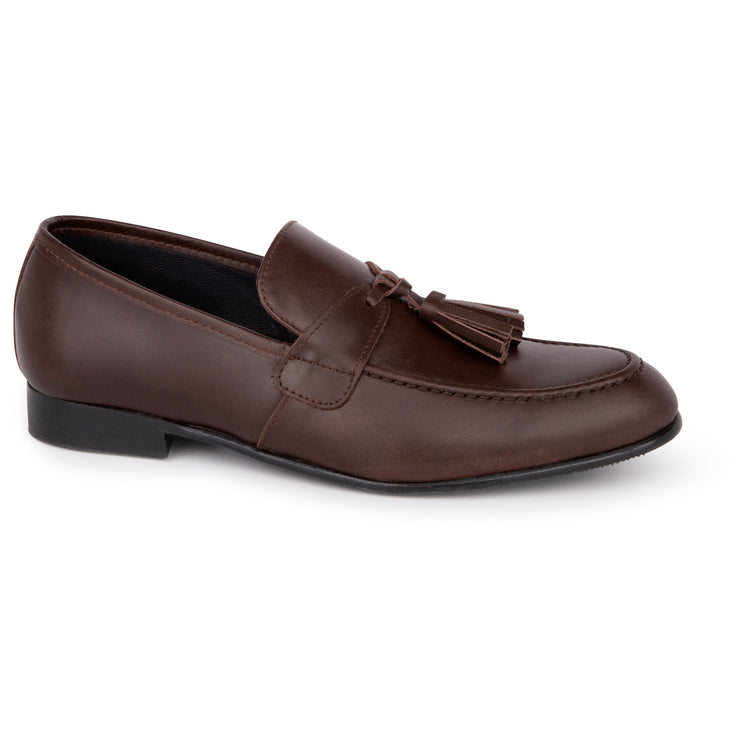 Andanines Dark Brown Tassel Dress Shoe 78950