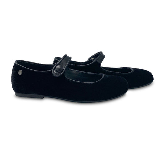 Manuela-De-Juan-Black-Velvet-Leather-Strap-Mary-Jane-GIRLS